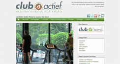 Desktop Screenshot of club-actief.nl